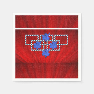 Paper Napkins Floral