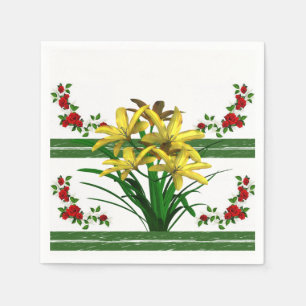 Paper Napkins Floral