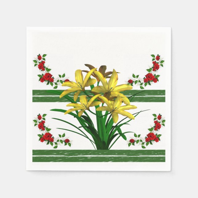 Paper Napkins Floral (Front)