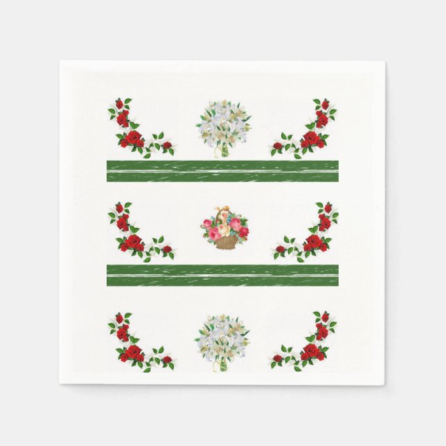 Paper Napkins Floral (Front)