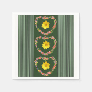 Paper Napkins Floral