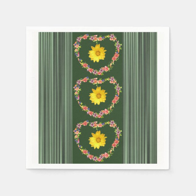 Paper Napkins Floral (Front)