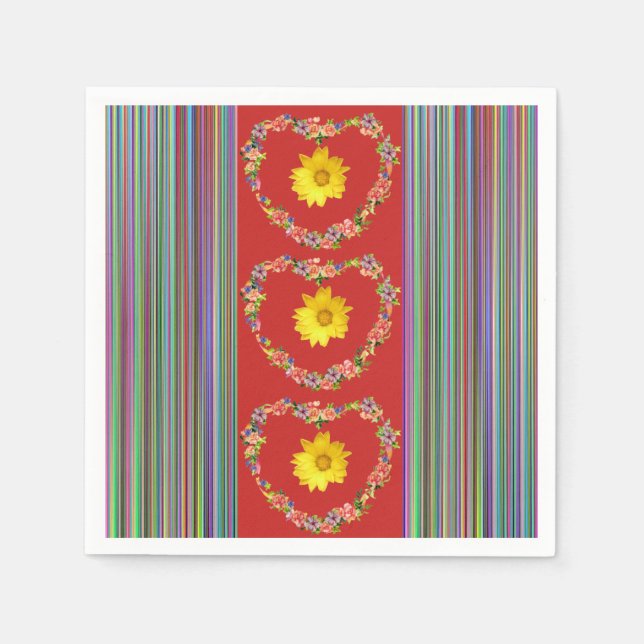 Paper Napkins Floral (Front)