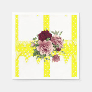 Paper Napkins Floral
