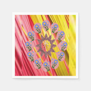 Paper Napkins Floral