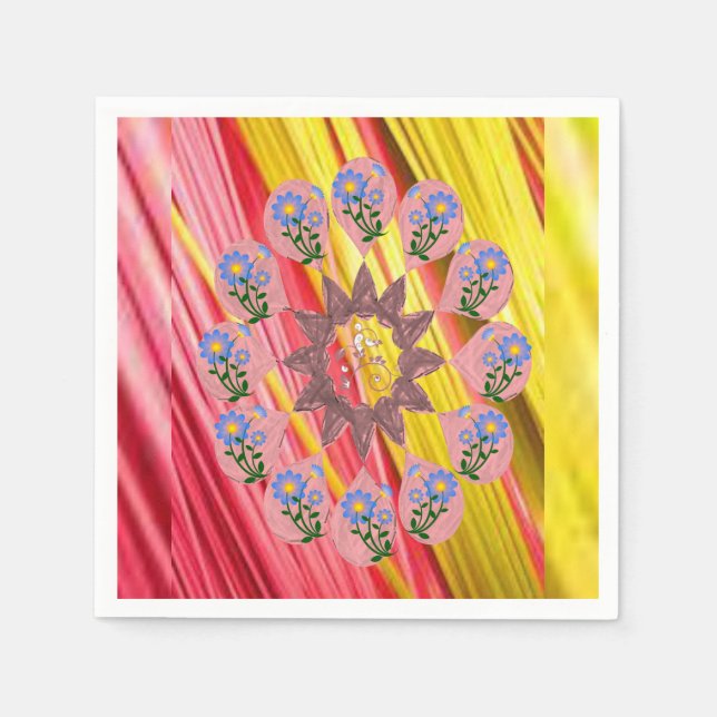 Paper Napkins Floral (Front)