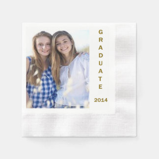 Paper napkins for graduation party
