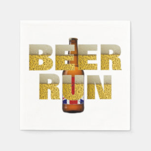 Paper Napkins Funny British Beer Drinkers