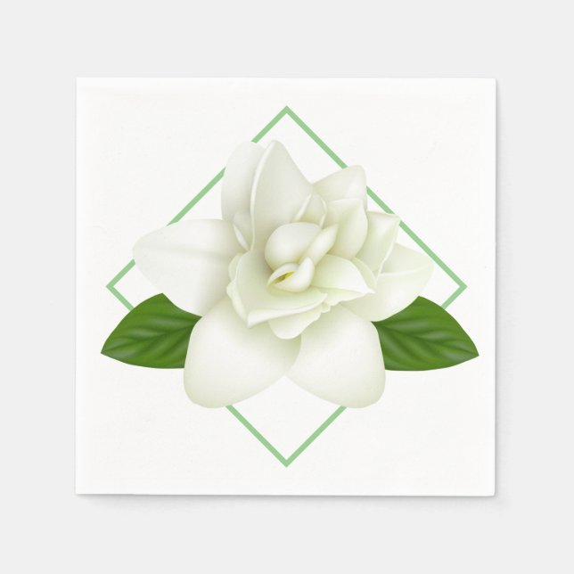 Paper Napkins-Gardenia Napkin (Front)