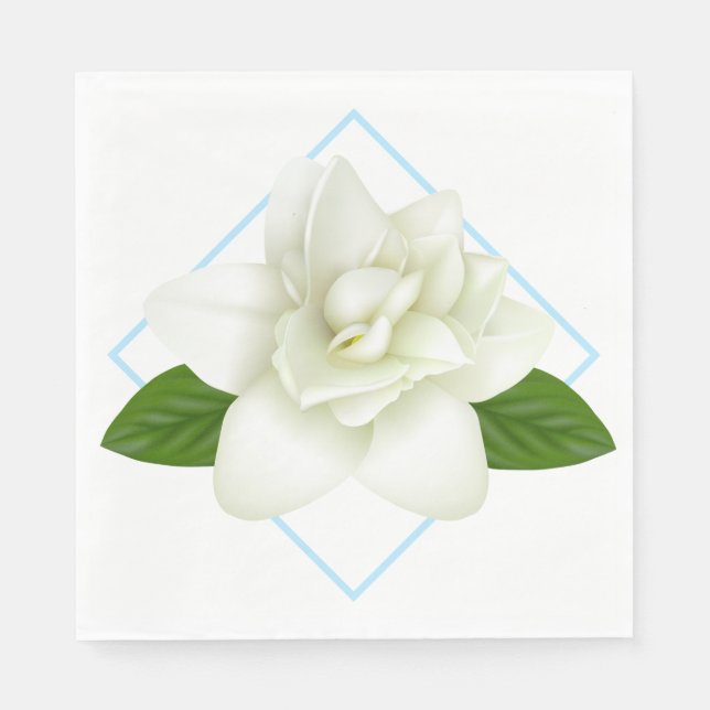 Paper Napkins-Gardenia Napkins (Front)