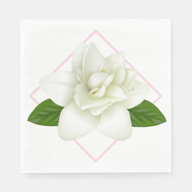 Paper Napkins-Gardenia Napkins (Front)