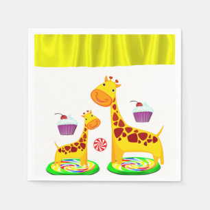 Paper Napkins Giraffe