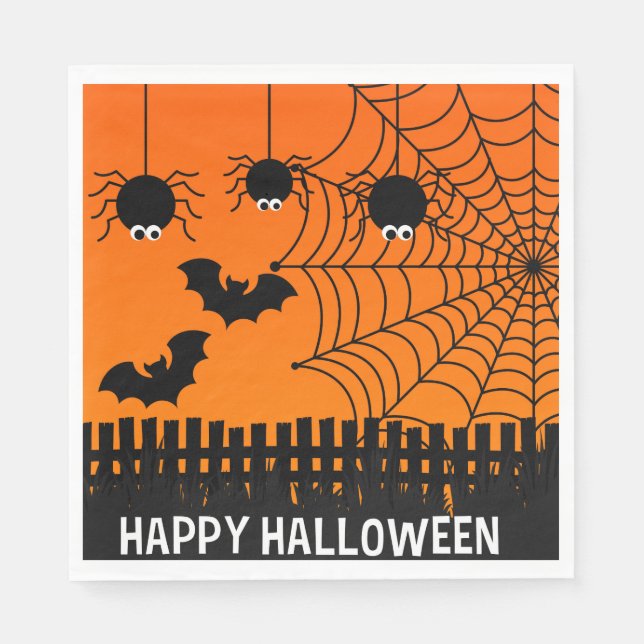 Paper Napkins-Halloween Napkin (Front)