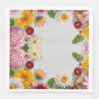 PAPER NAPKINS,HOME DECORE, FLOWER DESIGN NAPKIN