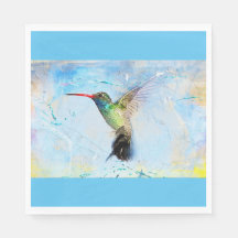 Paper napkins Hummingbird