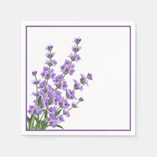 Paper Napkins-Lavender Napkin