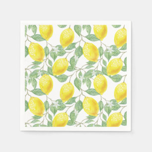 Paper Napkins-Lemons Napkin