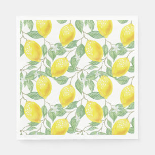 Paper Napkins-Lemons Napkin
