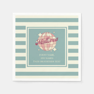 Paper Napkins Mallorca Spain celebration event