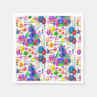 Paper Napkins March, 17 Birthday