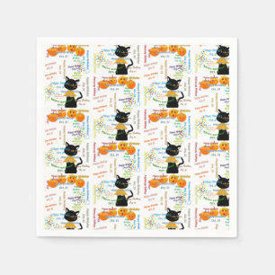 Paper Napkins October, 31 Birthday