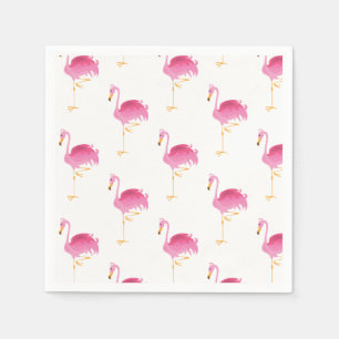 Paper Napkins-Pink Flamingos Napkin