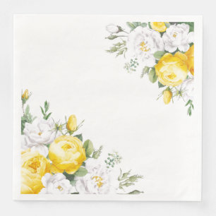 Paper Napkins-Roses Paper Dinner Napkins