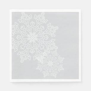 Paper Napkins- Snowflakes Napkin
