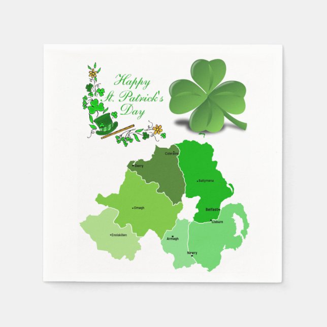 Paper Napkins St. Patrick's Day (Front)