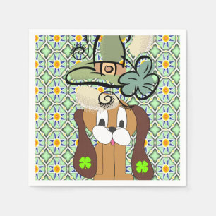 Paper Napkins St. Patrick's Day Dog