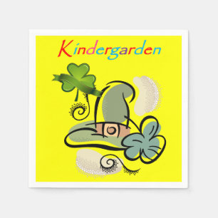 Paper Napkins St. Patrick's Day Kindergarden