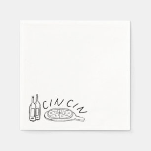 Paper Napkins, Standard Cocktail - Cin Cin Napkin