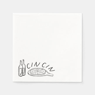 Paper Napkins, Standard Cocktail - Cin Cin Napkin
