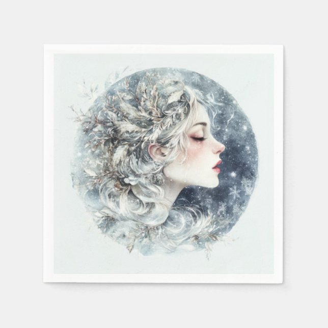 Paper Napkins, Standard Cocktail Napkin (Front)