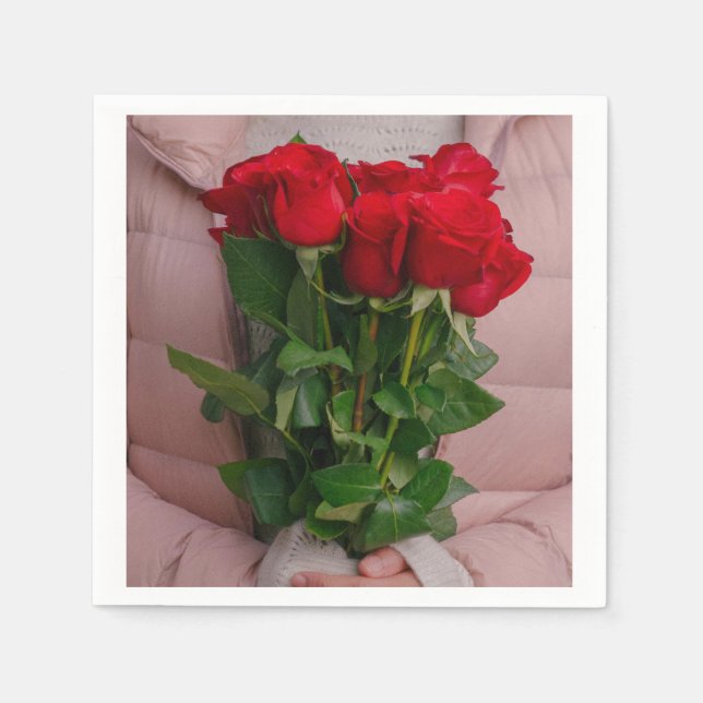 Paper Napkins, Standard Cocktail Napkin (Front)