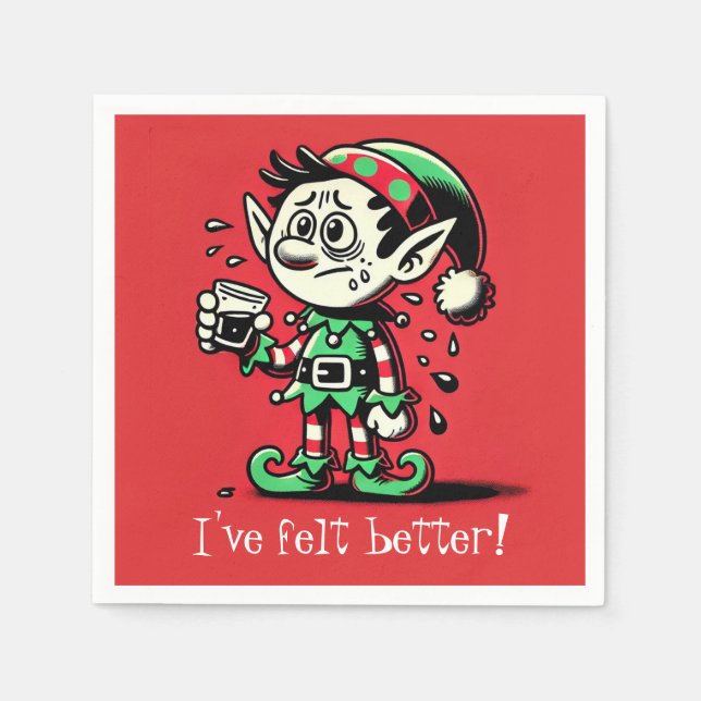 Paper Napkins, Standard Cocktail Napkin (Front)