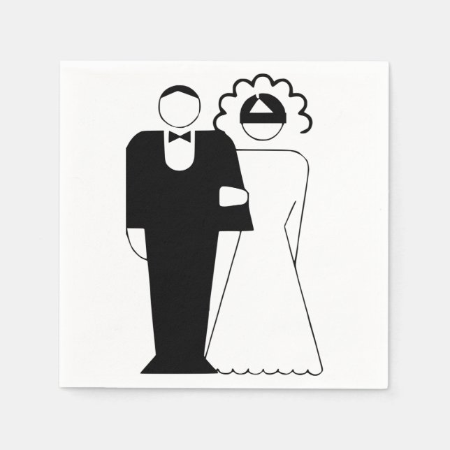 Paper Napkins, Weddings Décor & Party Supplies Napkin (Front)