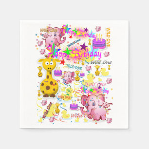 Paper Napkins Wild One First Birthday