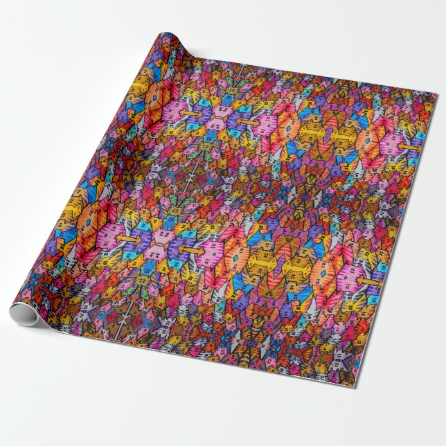 Paper of gift mate cats 05 (Unrolled)
