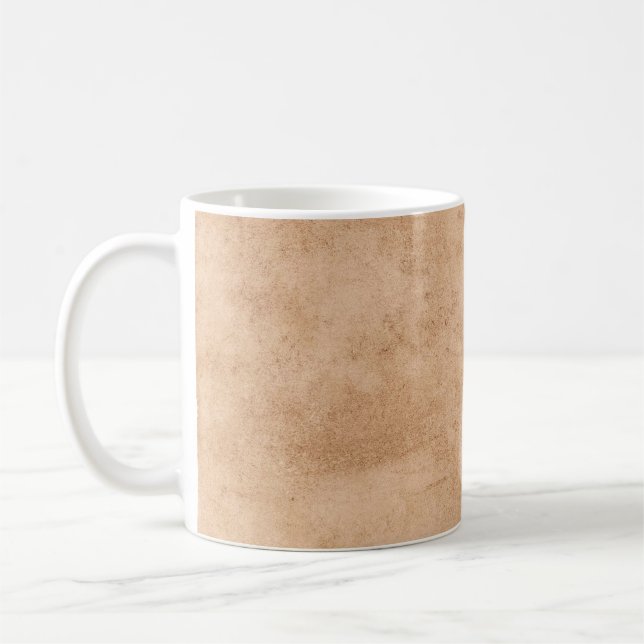 Paper old texture parchment coffee mug (Left)