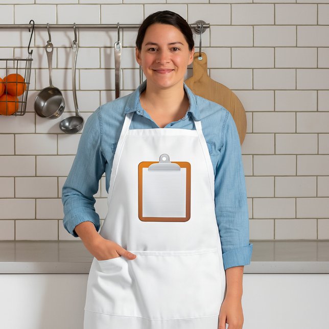 Paper On A Clipboard Standard Apron (Creator Uploaded)