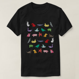 Paper Origami Animals For Origami Lovers Japanese T-Shirt
