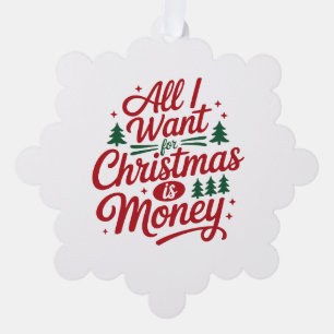 Paper Ornament Card-Funny Xmas Quote