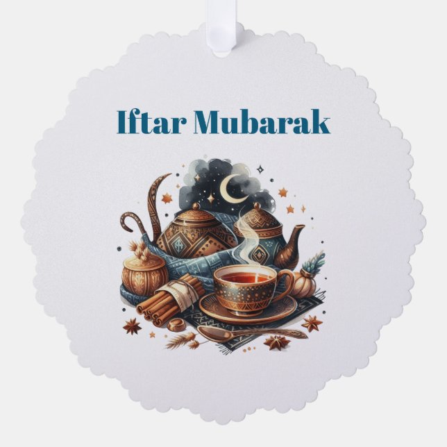 Paper Ornament -Scalloped Paper Ornaments (Front)