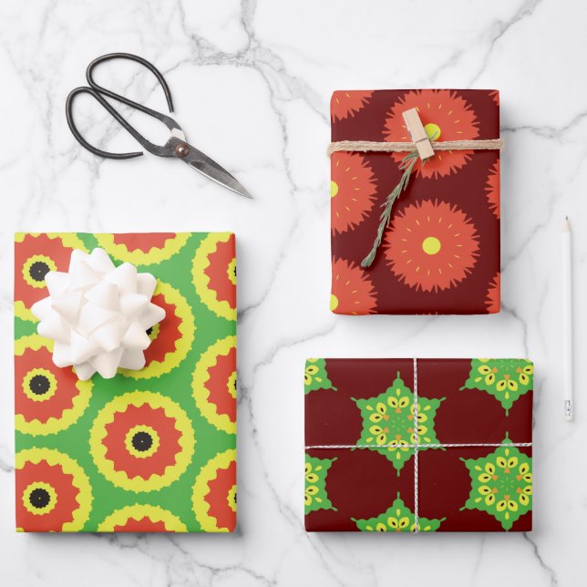 Paper Pack 177 Decorative Red Yellow Green (Front)