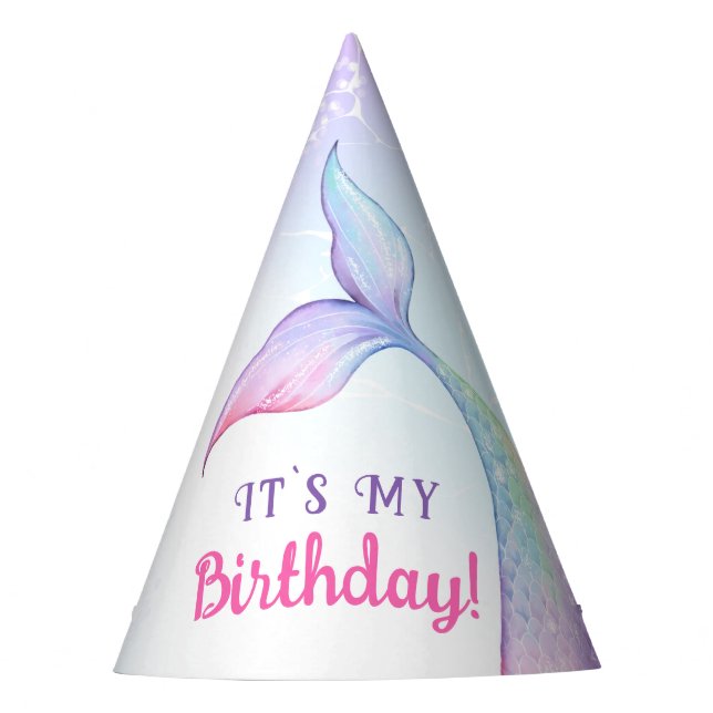 Paper Party Hat a nautical themed birthday (Front)