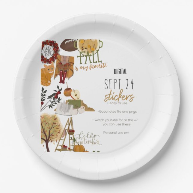 Paper & Party Plates  (Front)