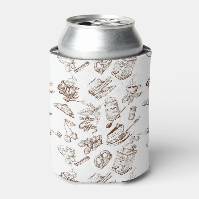 Paper pattern can cooler (Can Front)