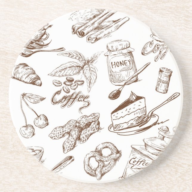 Paper pattern coaster (Front)