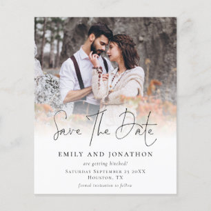PAPER   Photo QR Code Script Wedding Save The Date